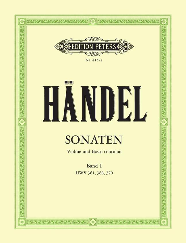 Georg Friedrich Handel - Sonaten Band 1, HWV 361, 368, 370