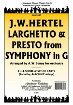 Johann Wilhelm Hertel - Larghetto & Presto -from Symphony in G