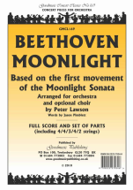 Ludwig Van Beethoven - Moonlight, based upon the Moonlight Sonata,  first movement