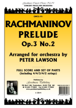 Sergej Rachmaninoff - Prelude Op.3 No.2