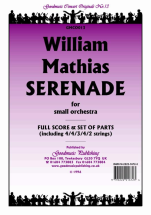 William Mathias - Serenade for small Orchestra
