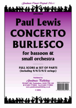 Paul Lewis - Concerto Burlesco for bassoon