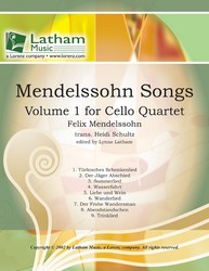 Felix Mendelssohn - Felix Mendelssohn Songs Volume 1