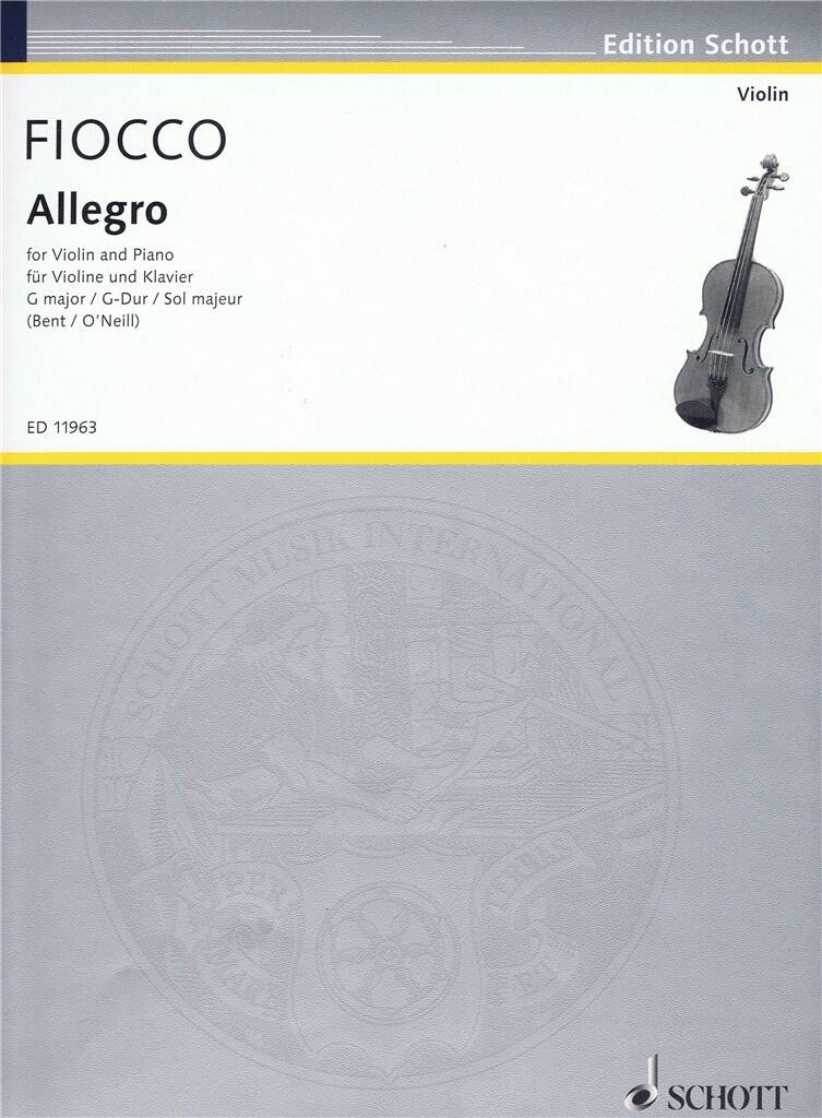 Gioseffo Hectore Fiocco - Allegro