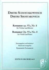 Dmitri Shostakovich - Romanze op.97a no.8